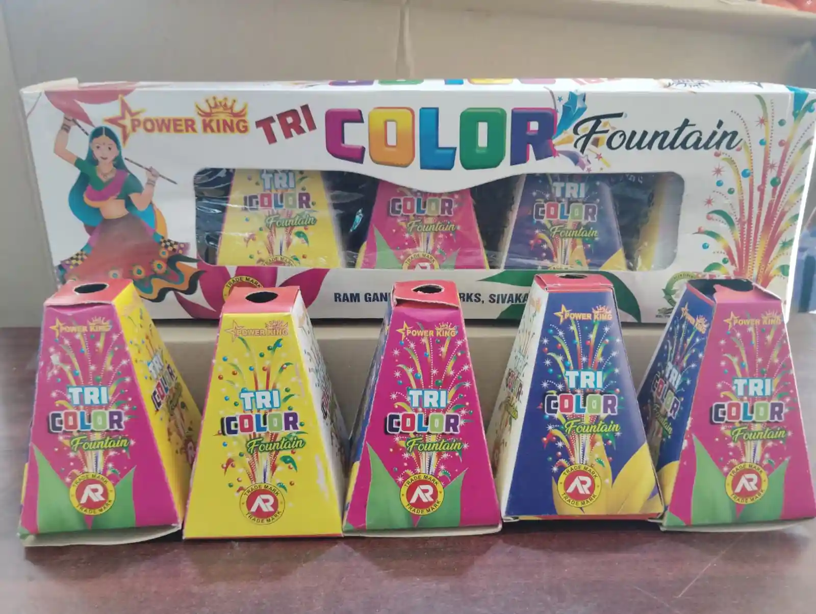 Tri Color Fountain